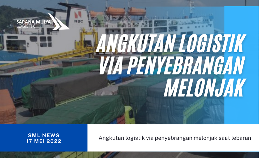 Angkutan logistik via penyebrangan melonjak saat lebaran